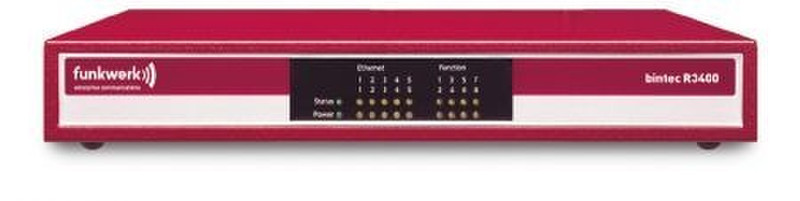 Funkwerk Bintec R3400 SHDSL Rot Kabelrouter