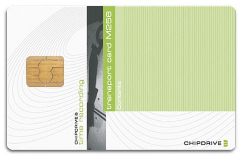CHIPDRIVE Transport Card Grün, Weiß Chipkarte