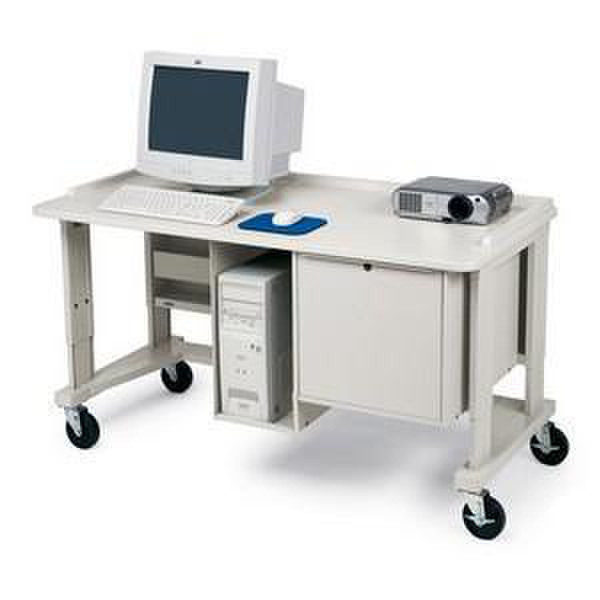 Bretford Multimedia Workstation Grey computer desk