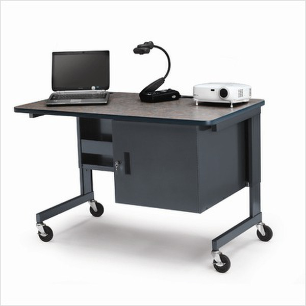 Bretford Mobile Multimedia Workstation Grey computer desk