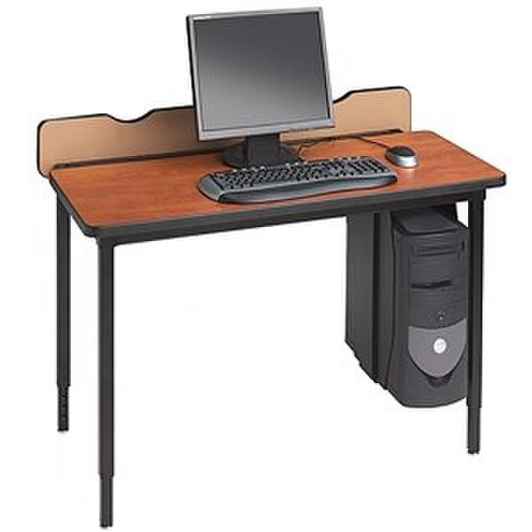 Bretford Quattro Voltea Black,Cherry computer desk