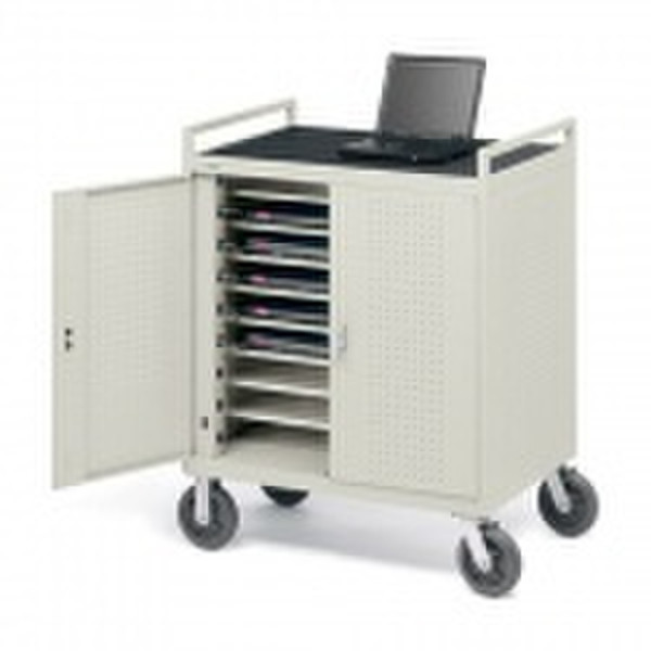 Bretford 18-Unit Laptop Cart Multimedia cart Серый