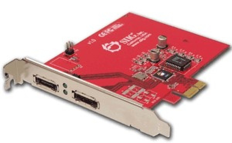 Sigma 2-Ports eSATA PCIe Card Schnittstellenkarte/Adapter