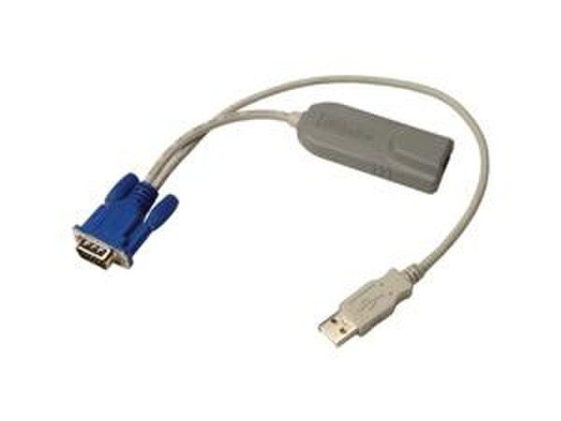 Raritan P2ZCIM-USB 0.3m Mehrfarben Tastatur/Video/Maus (KVM)-Kabel