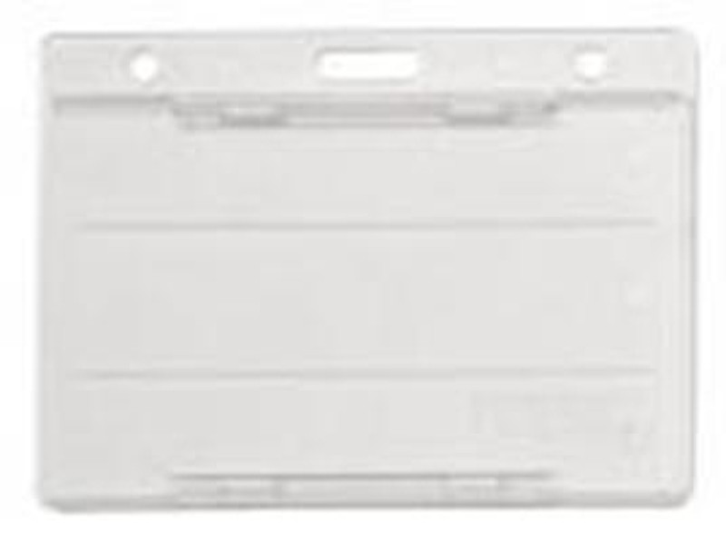 Brady People 1840-8110 Plastic Transparent business card holder