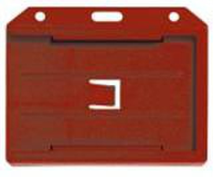 Brady People 1840-3056 Plastic Red business card holder