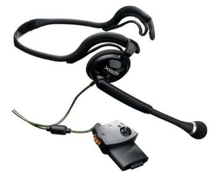 Microsoft Xbox Live Communicator Headset Стереофонический Проводная Черный гарнитура мобильного устройства