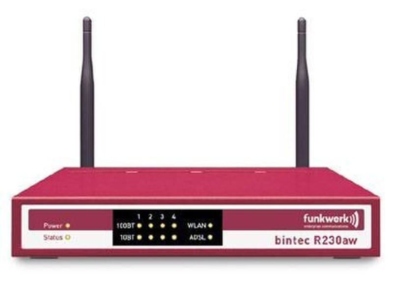 Funkwerk ADSL & SIP proxy & IPSec & Wireless Red wireless router
