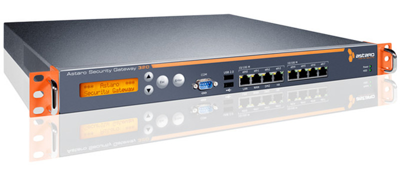 Astaro Security Gateway 320 1000Mbit/s Firewall (Hardware)