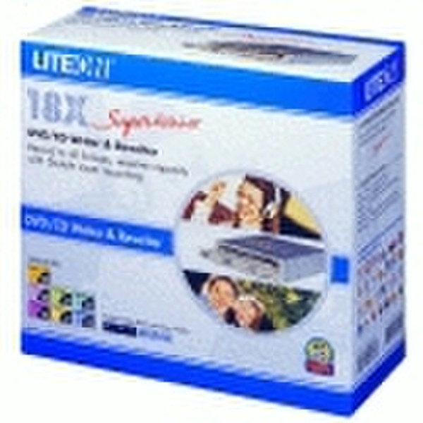 Lite-On 18x 8x 8x / 18x 8x 6x / 12x /16x + 48x 32x 48x E-IDE DVD-Dual Super AllWrite Black Bulk Внутренний Черный оптический привод