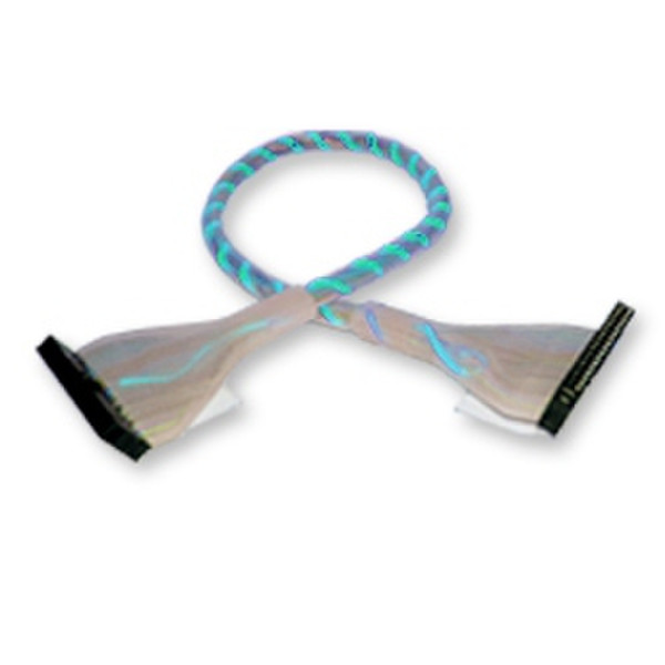 Akasa Floppy Drive Cable Blue Neon