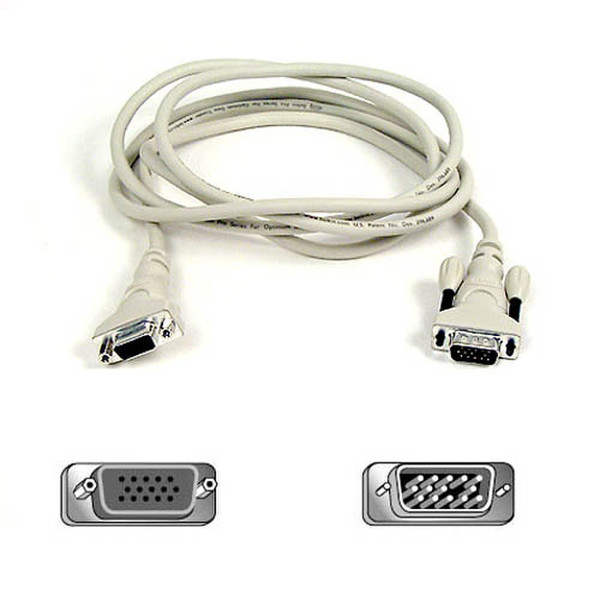 Belkin F2N025-25 7.62м VGA (D-Sub) Серый VGA кабель