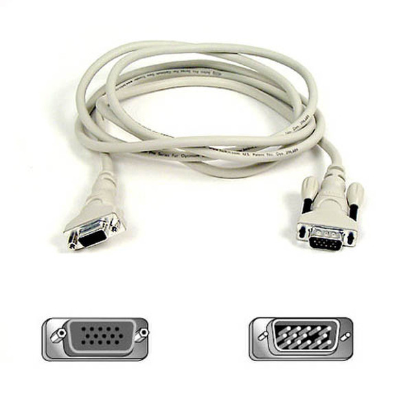 Belkin F2N025-25 7.62m VGA (D-Sub) Grau VGA-Kabel