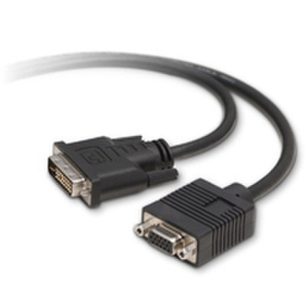 Belkin F2E0162-03-SV 0.9m VGA (D-Sub) DVI-I Black video cable adapter