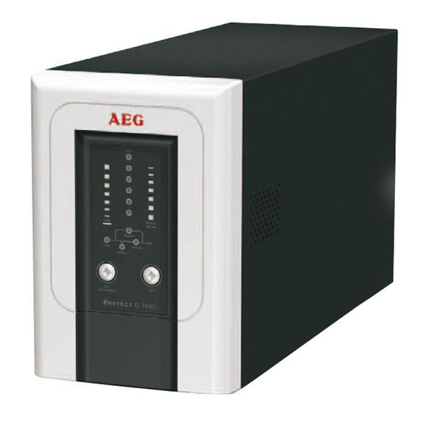 AEG Protect C.1000 S 1000VA 3AC outlet(s) Tower Black uninterruptible power supply (UPS)