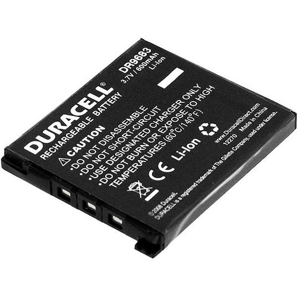Battery-Biz DR9683 Lithium-Ion (Li-Ion) 600mAh 3.7V rechargeable battery