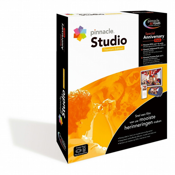 Pinnacle Studio Titanium Edition Anniversary Pack, EN