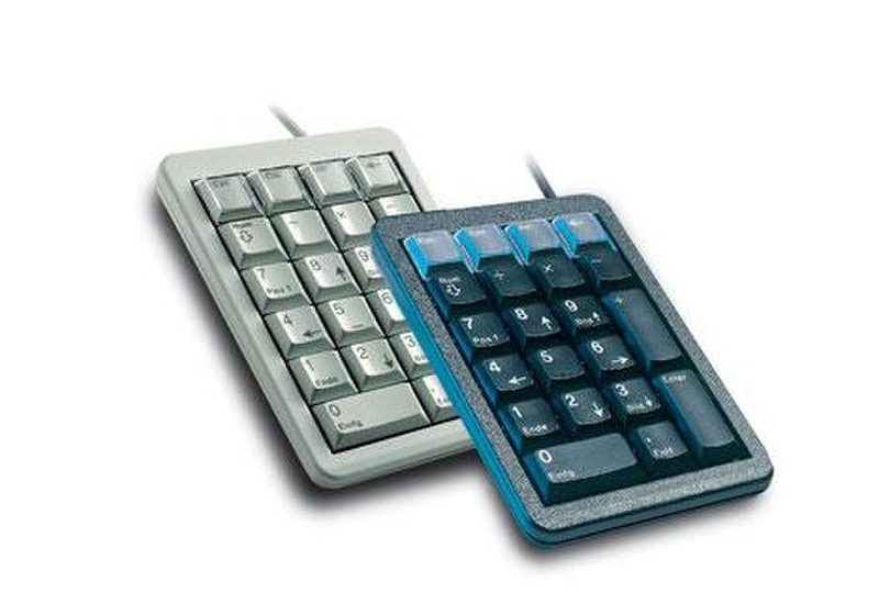 Cherry Keypad G84-4700, US-English, light grey USB Серый клавиатура