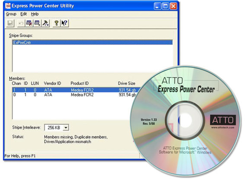 Atto EPCI-PWRC-000 storage software