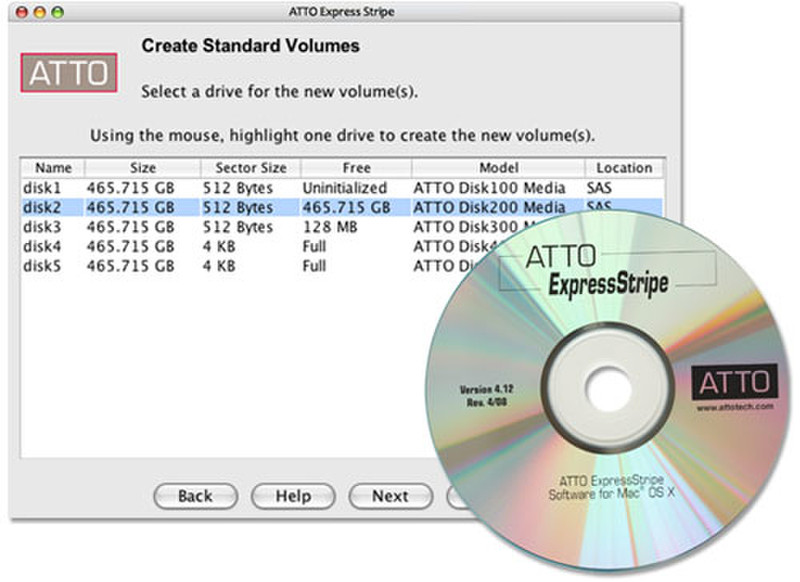 Atto EPCI-ESTR-000 storage software