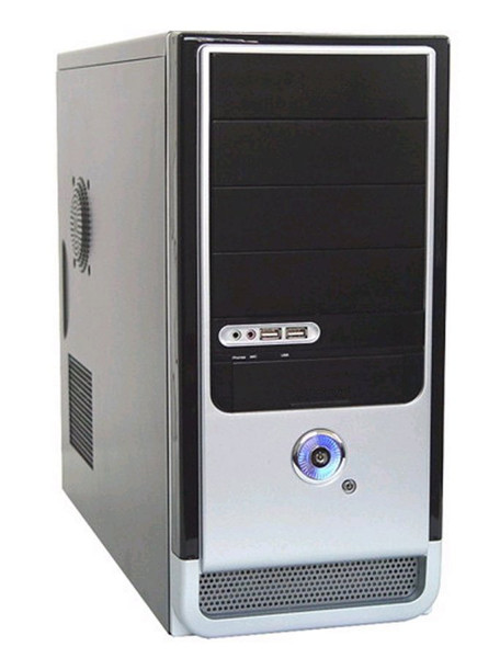 Athenatech A608BS Midi-Tower 450W Black,Silver computer case