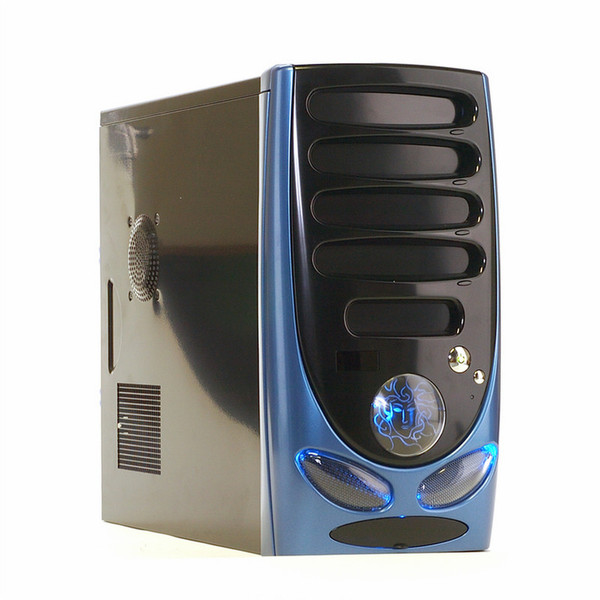 Athenatech A604BL Midi-Tower 400W Black,Blue computer case