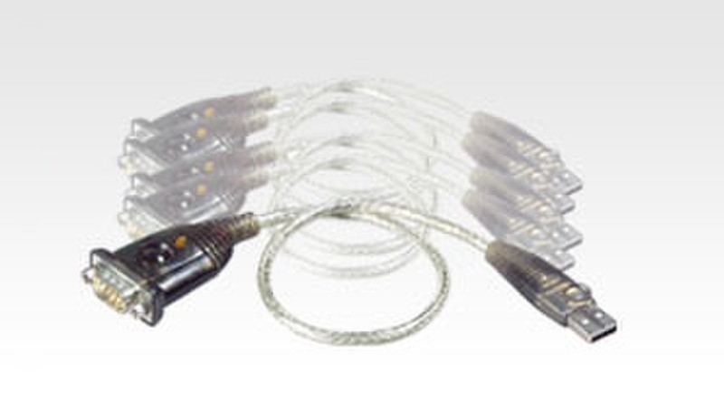 Aten UC232A5PK USB RS-232 Серый кабельный разъем/переходник