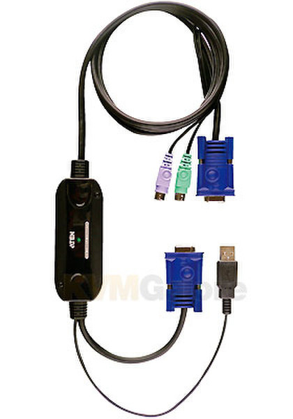 Aten CV131B USB VGA Schwarz Kabelschnittstellen-/adapter