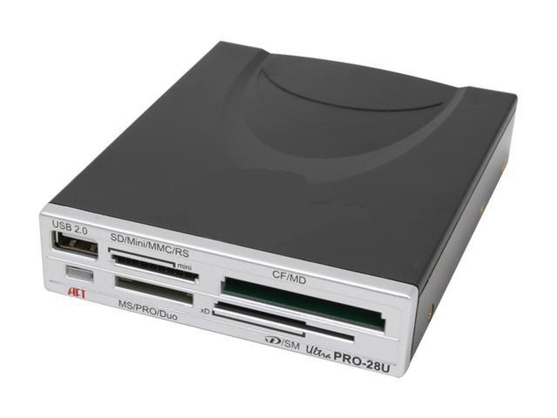 Atech PRO-28U USB 2.0 Cеребряный устройство для чтения карт флэш-памяти