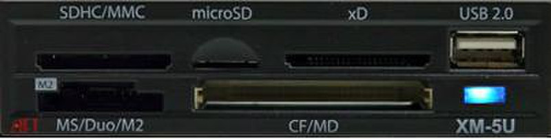 Atech XM-5U Внутренний Черный устройство для чтения карт флэш-памяти