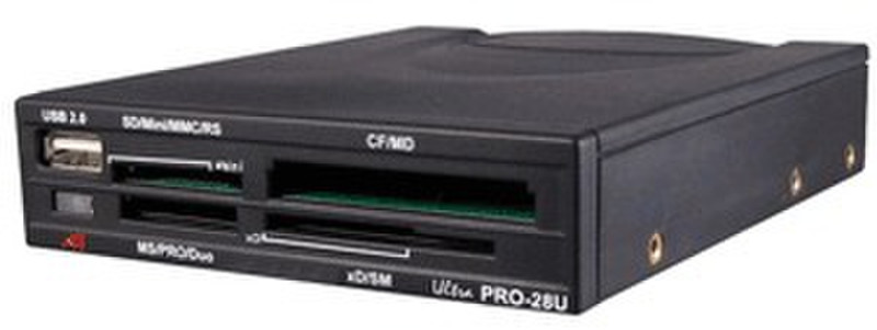 Atech PRO-28U USB 2.0 Черный устройство для чтения карт флэш-памяти