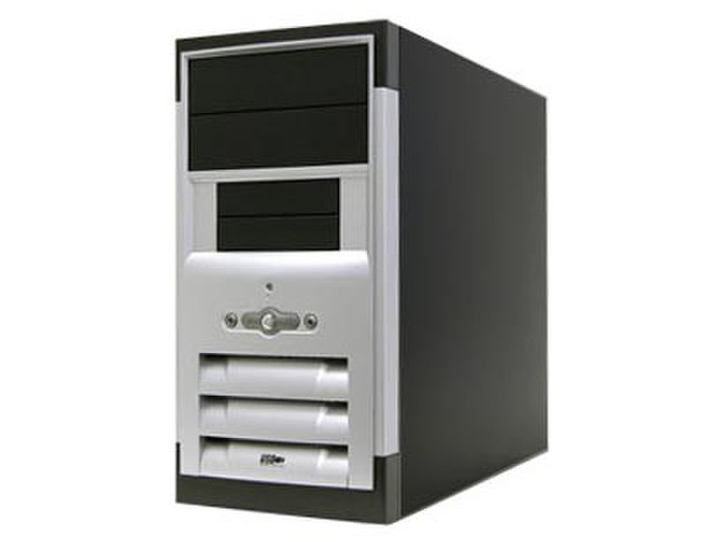 Apex TM-302 Midi-Tower 300W Black,Silver computer case