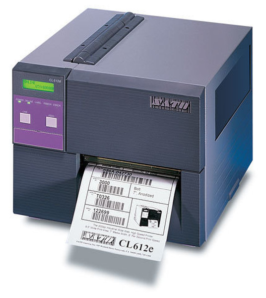SATO CL612e Прямая термопечать / термоперенос 305dpi Черный устройство печати этикеток/СD-дисков