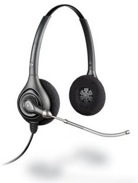 Plantronics SupraPlus Digital D261/A Binaural Kopfband Schwarz Headset