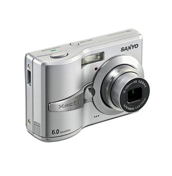 Sanyo 6 Megapixel Digital Camera 6MP CCD Silber