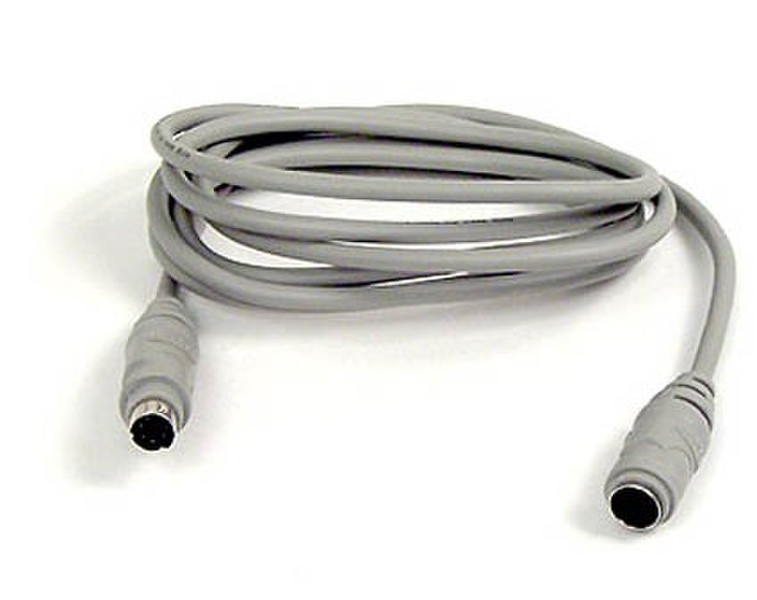 Belkin Pro Series PS/2 Mouse and Keyboard Extension Cable - 3m 3м Серый кабель PS/2