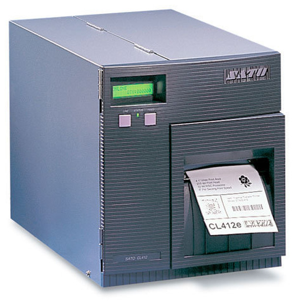 SATO CL412e Прямая термопечать / термоперенос 305dpi Черный устройство печати этикеток/СD-дисков