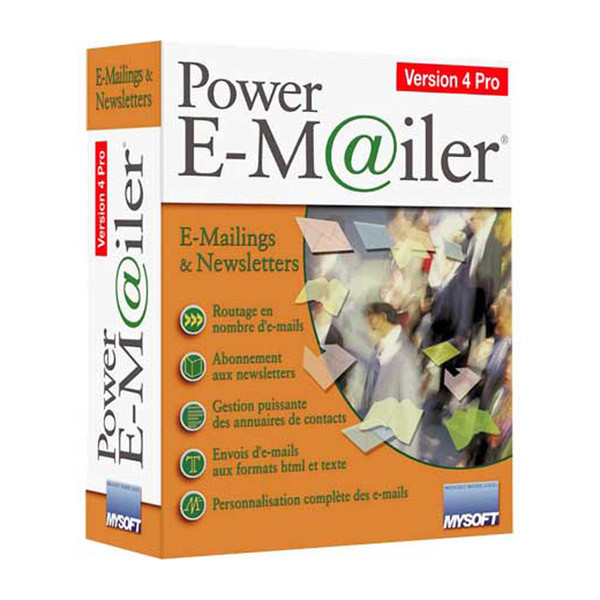 Mysoft Power E-Mailer 4 Professionnel 1пользов. почтовая программа