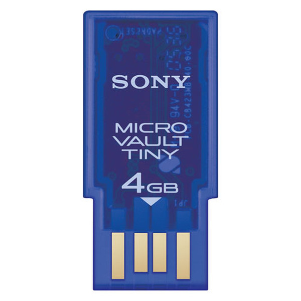 Sony 4GB Micro Vault Tiny 4GB USB 2.0 Typ A USB-Stick