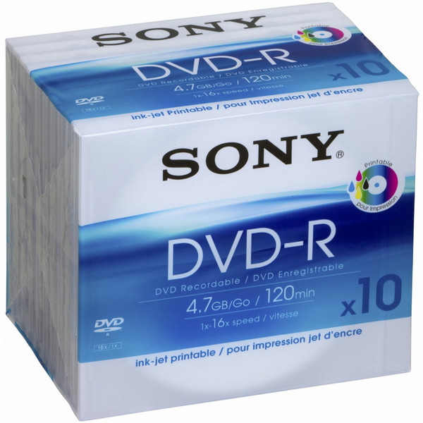 Sony 10DMR47B-IP чистый DVD