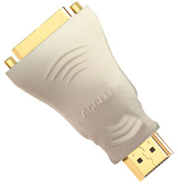Accell J052C-001B DVI-D HDMI M White cable interface/gender adapter