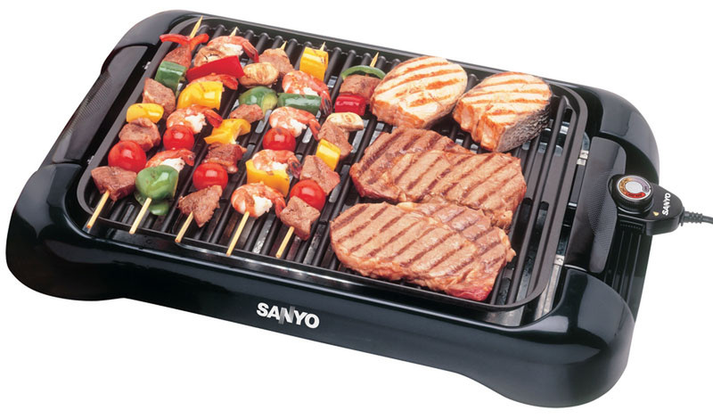 Sanyo HPS-SG3 1300W Schwarz Barbecue & Grill