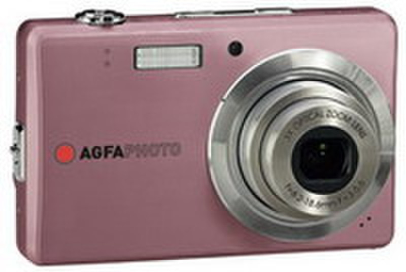 AgfaPhoto Optima 100 Компактный фотоаппарат 10МП CCD 3648 x 2736пикселей Розовый
