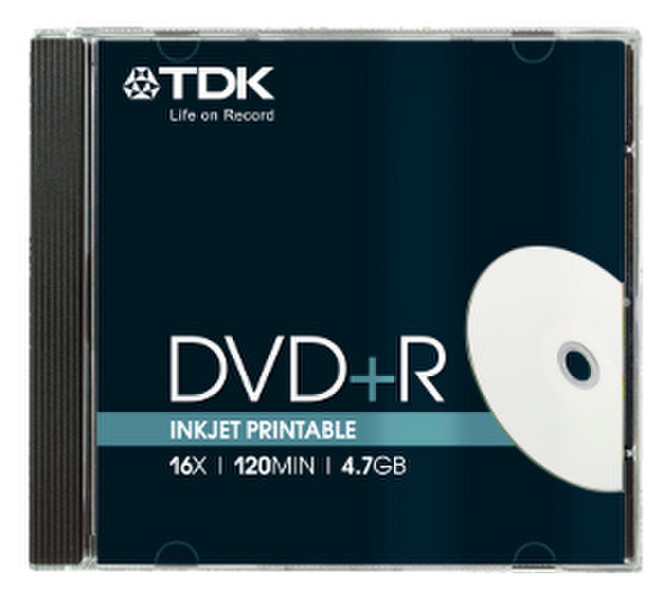 TDK DVD+R 16x 4.7GB 10x Jewel 4.7ГБ DVD+R 10шт