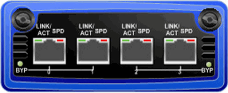 Juniper IDP-1GE-4COP-BYP Gigabit Ethernet network switch module