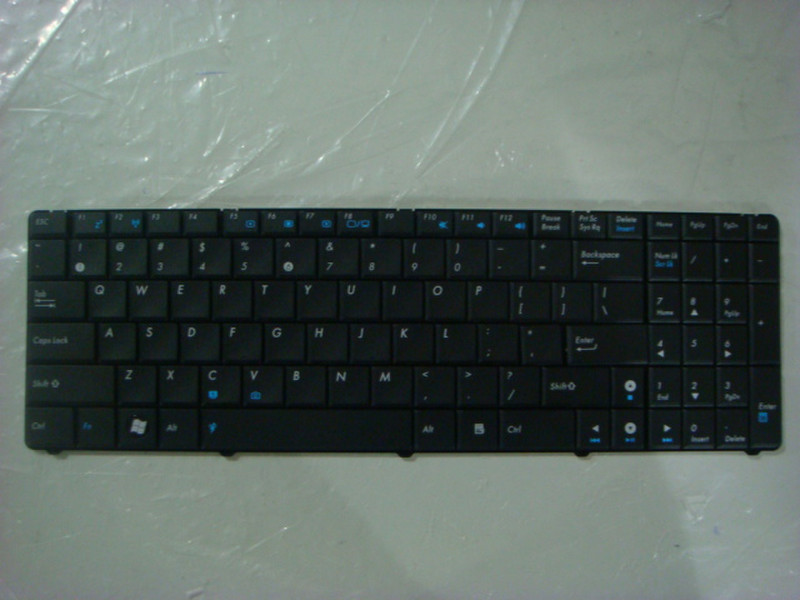 ASUS 04GNQX1KBE00-2 QWERTY Belgisch Schwarz Tastatur