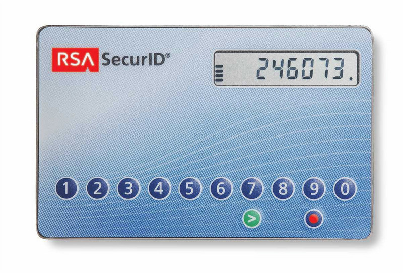 RSA Security SID900-6-60-48-750 hardware authenticator