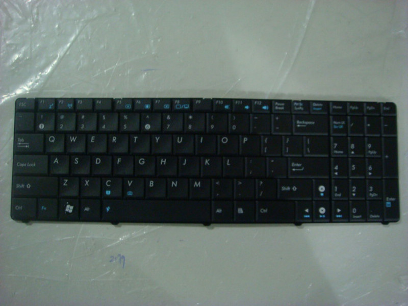 ASUS 04GNV91KSF00-2 QWERTY Французский Черный клавиатура