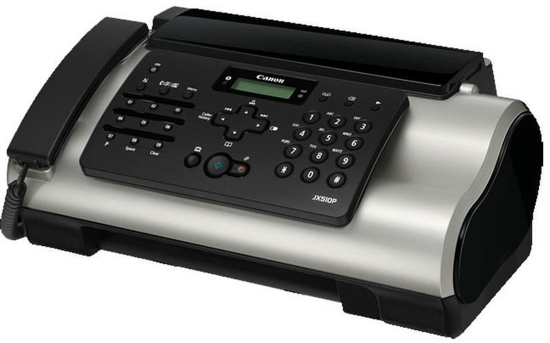 Canon FAX JX510P Inkjet 33.6Kbit/s d x 7.7DPI Black,Silver fax machine