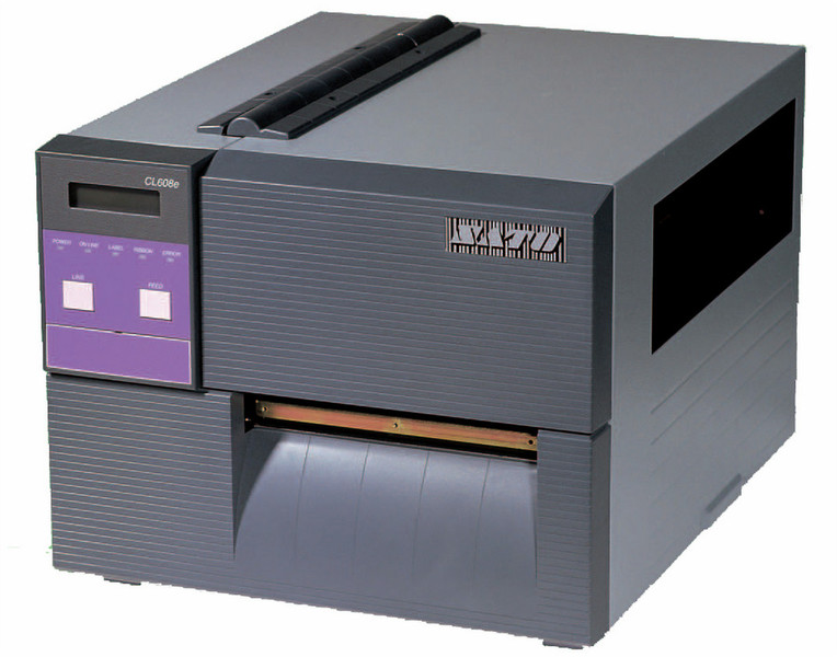 SATO CL608e Прямая термопечать / термоперенос 203dpi Черный устройство печати этикеток/СD-дисков